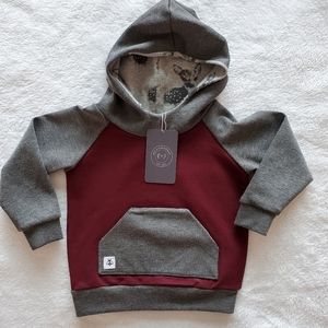 Handmade upcycled 'Fawn' scuba hoodie BNWT